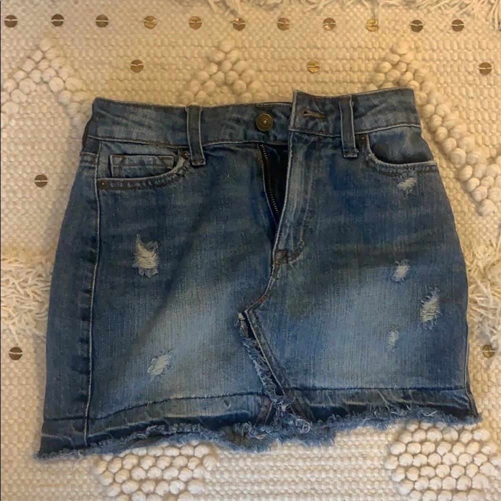jean skirt